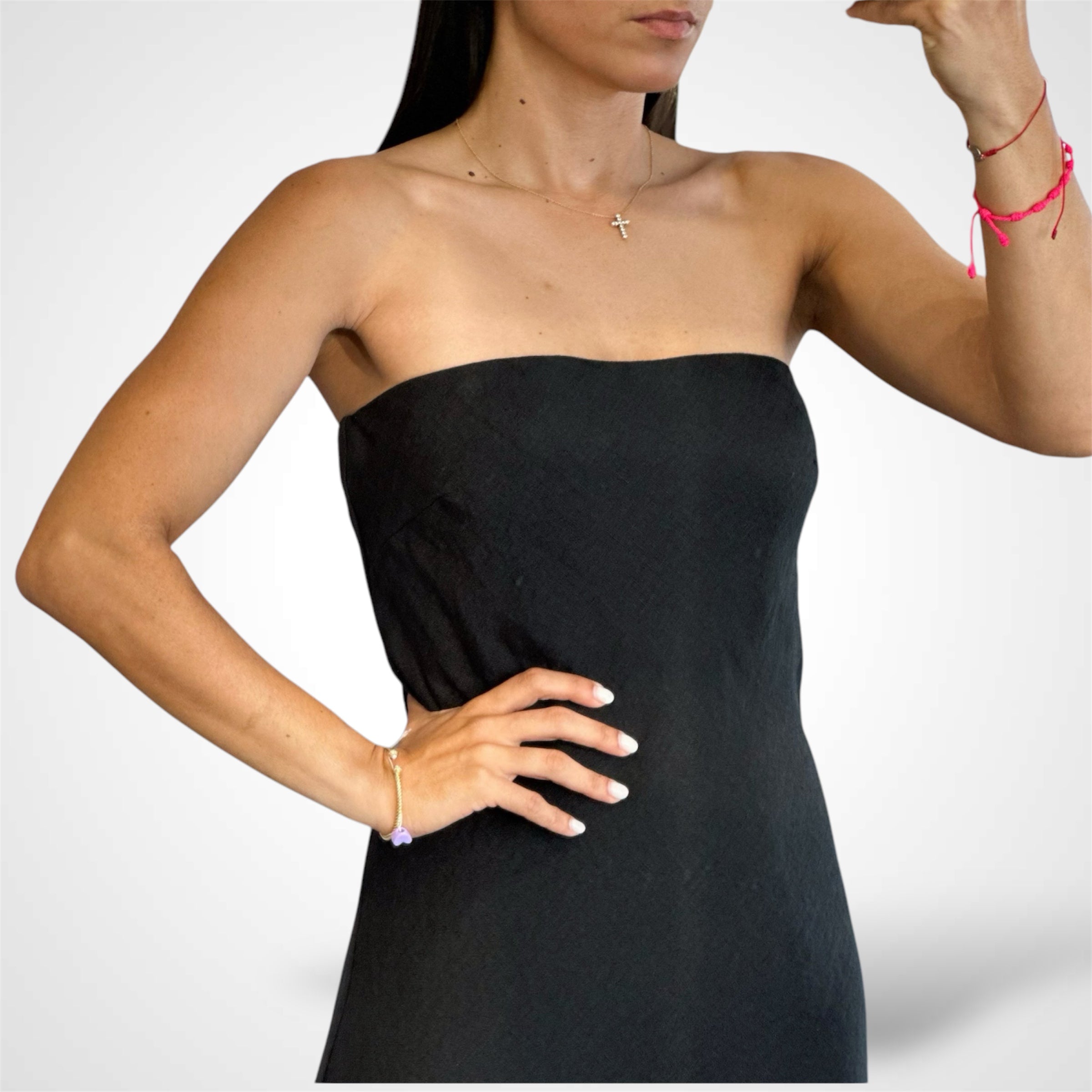 ELLA LINEN MAXI DRESS