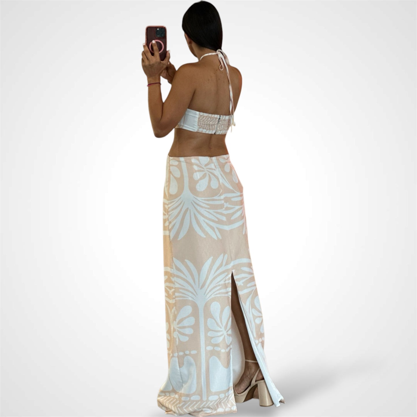 Abstract Cream Set