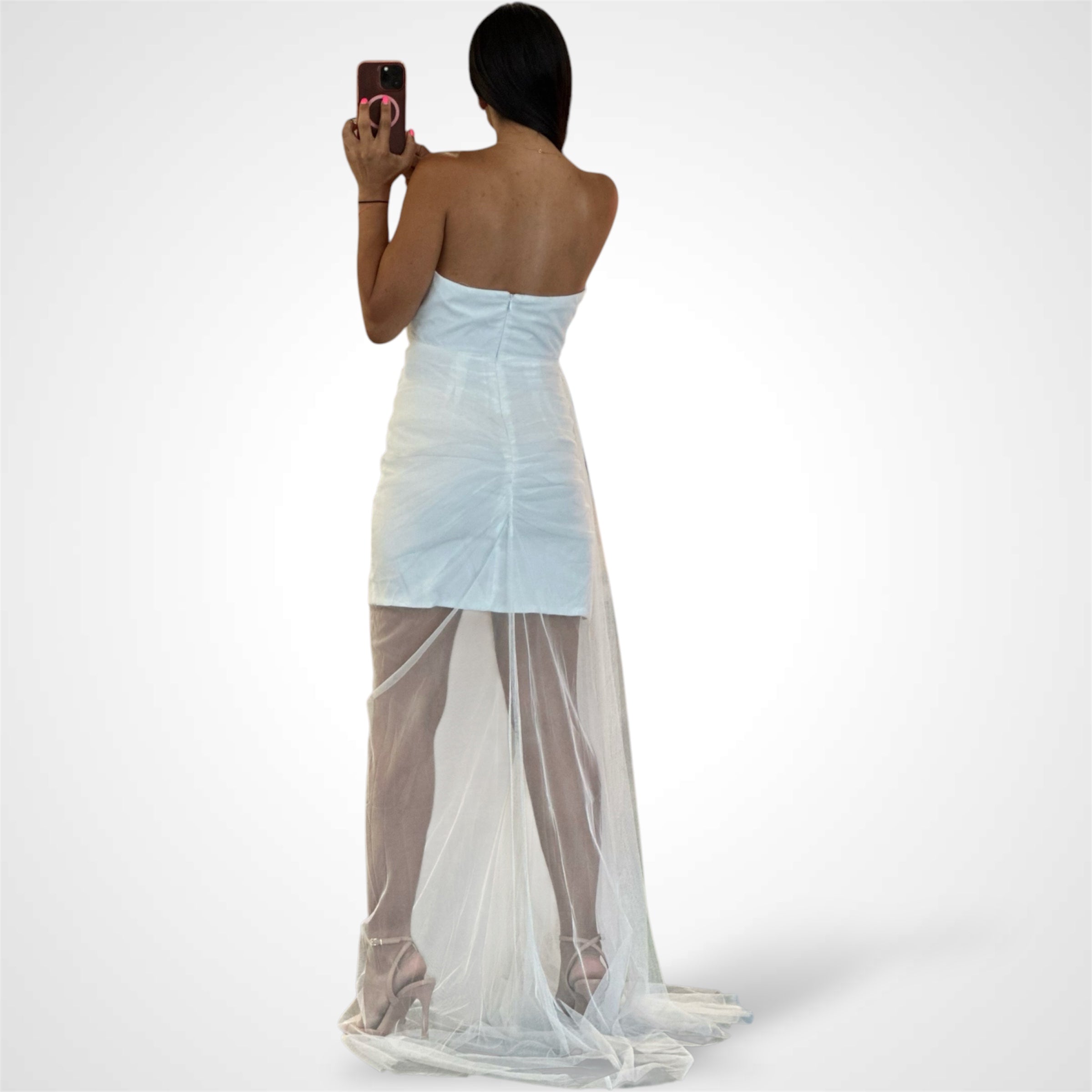 MESH MAXI DRESS•-3
