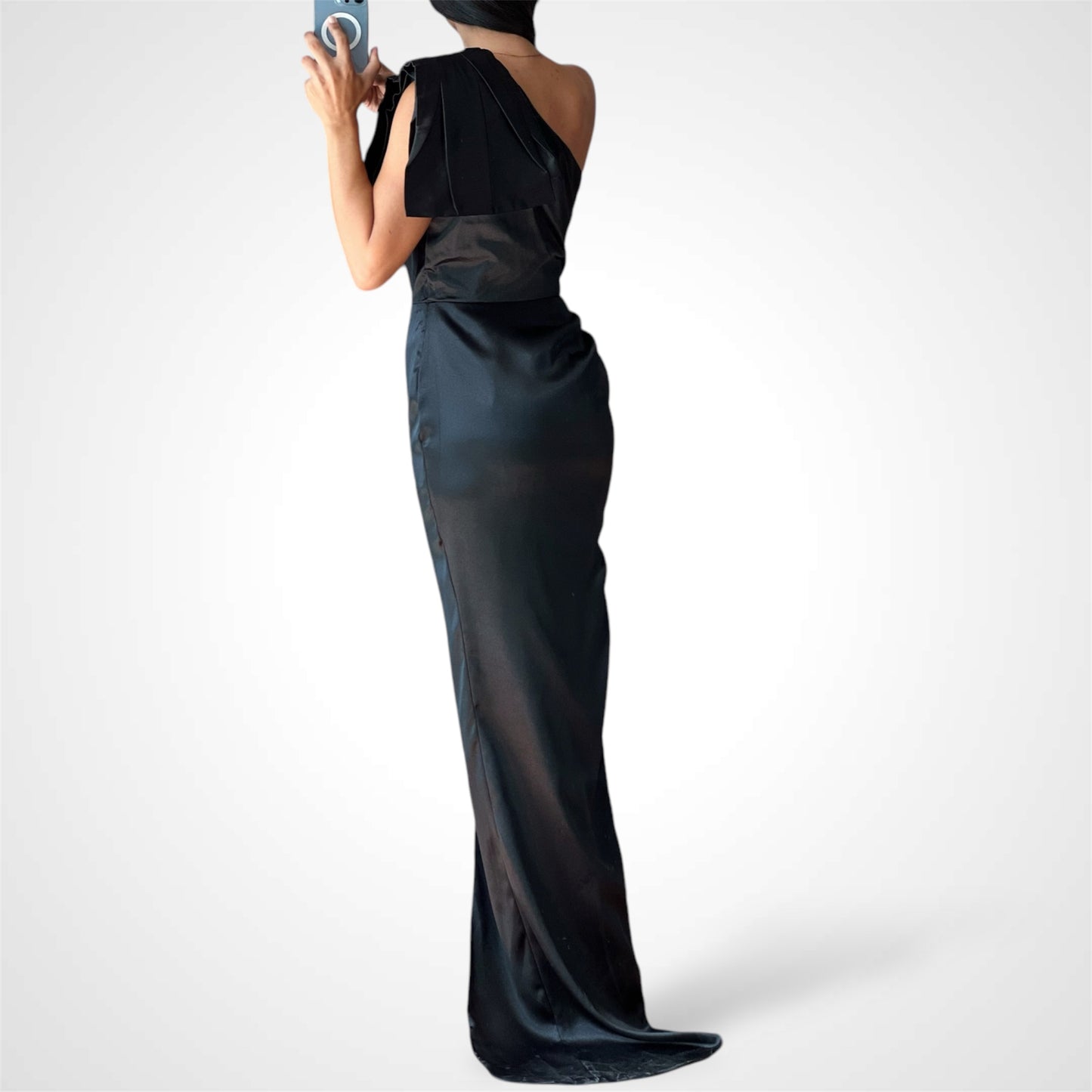 Black Tail long Dress