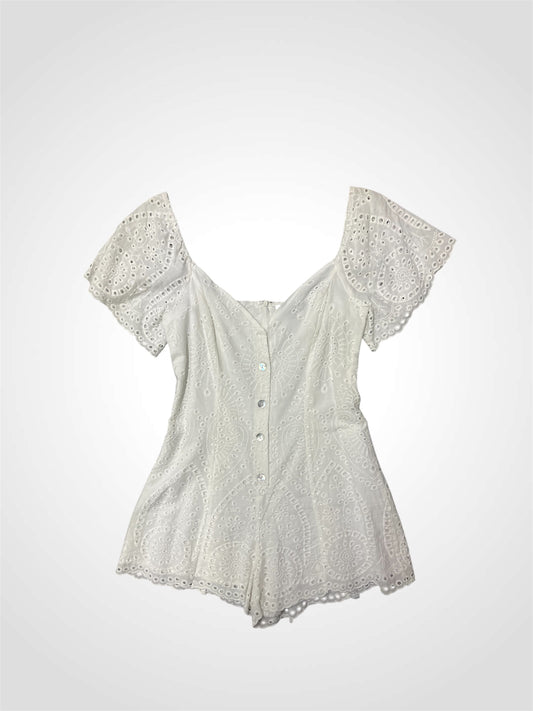Eyelet Romper