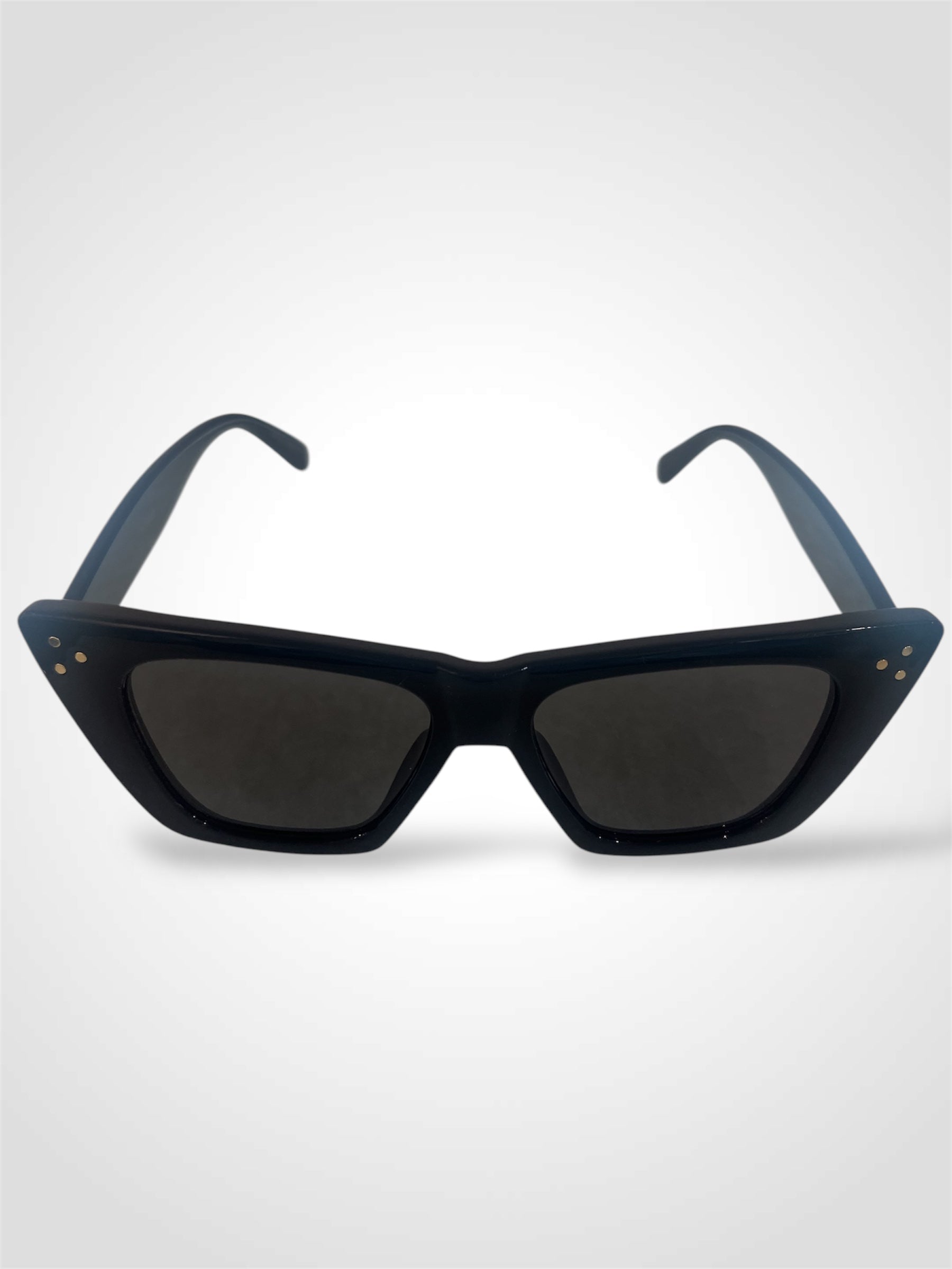 BLACK FRAME CAT EYE DESIGN FASHION SUNGLASSES