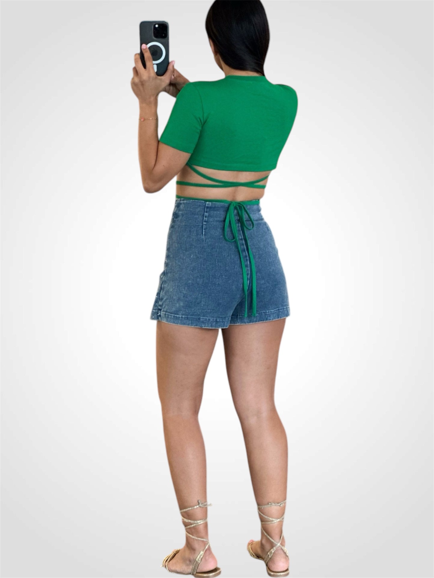 Green Miko Top