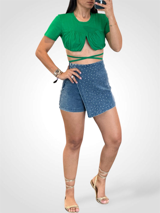 Green Miko Top