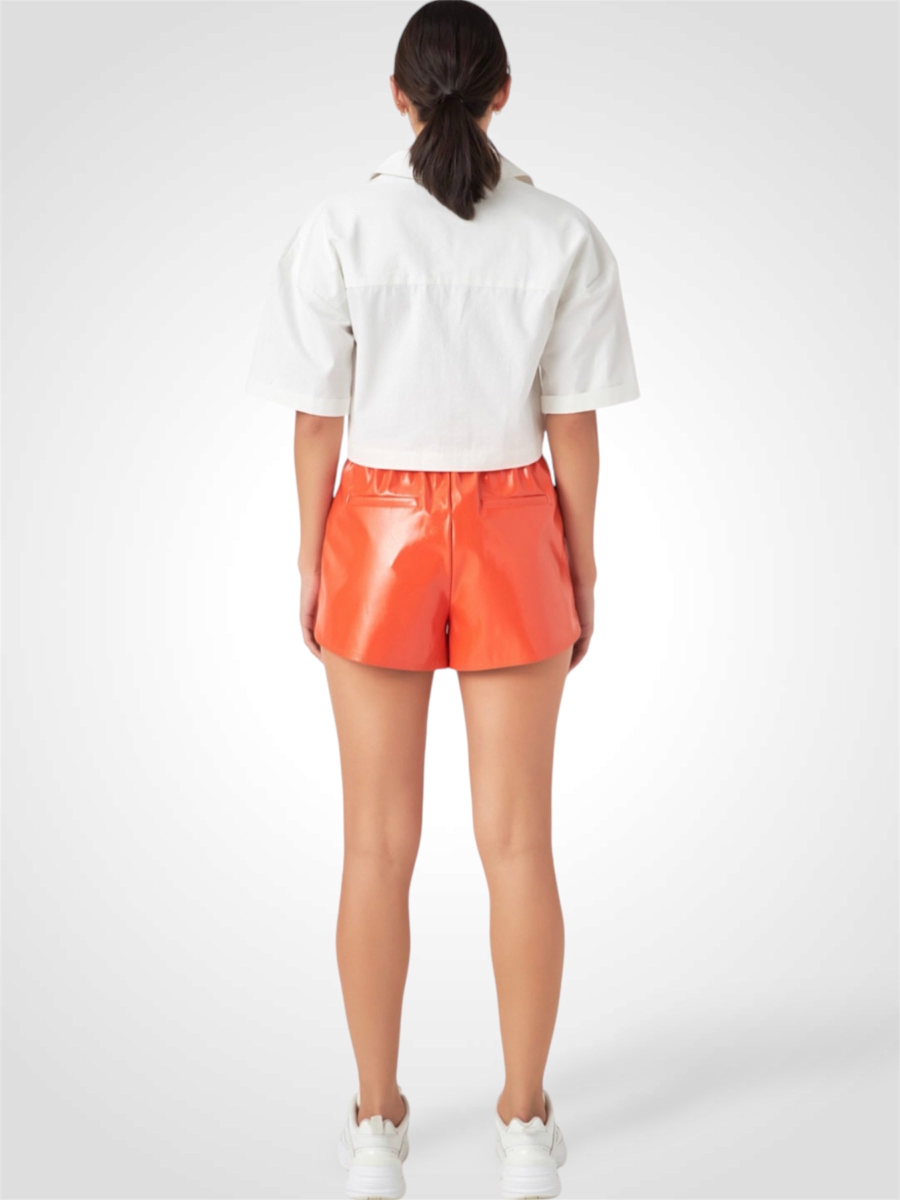 Shiny Pu Shorts•-2