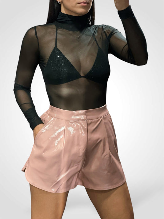 Shiny Pu Shorts