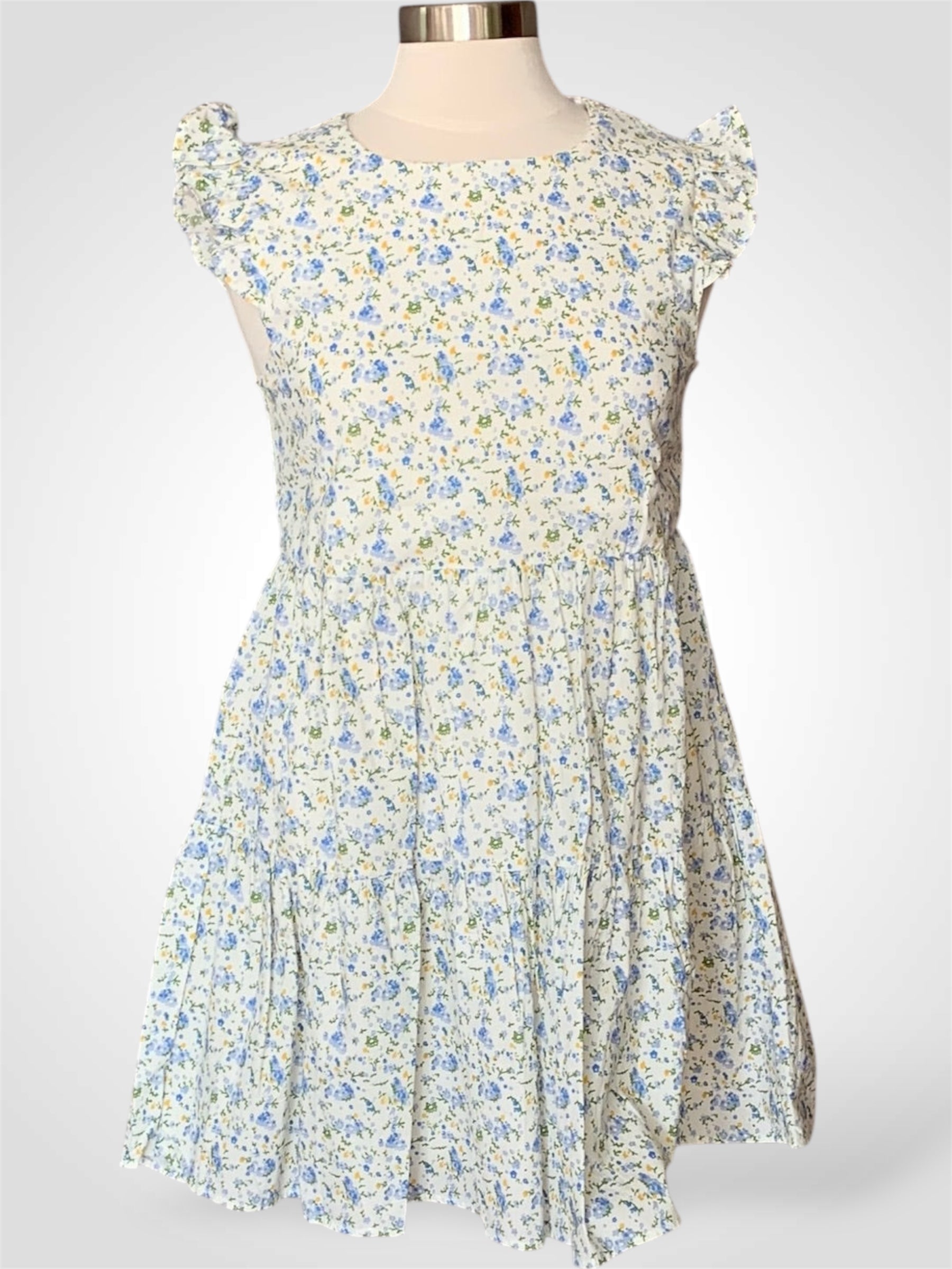 FLOWERED SHORT DRESS