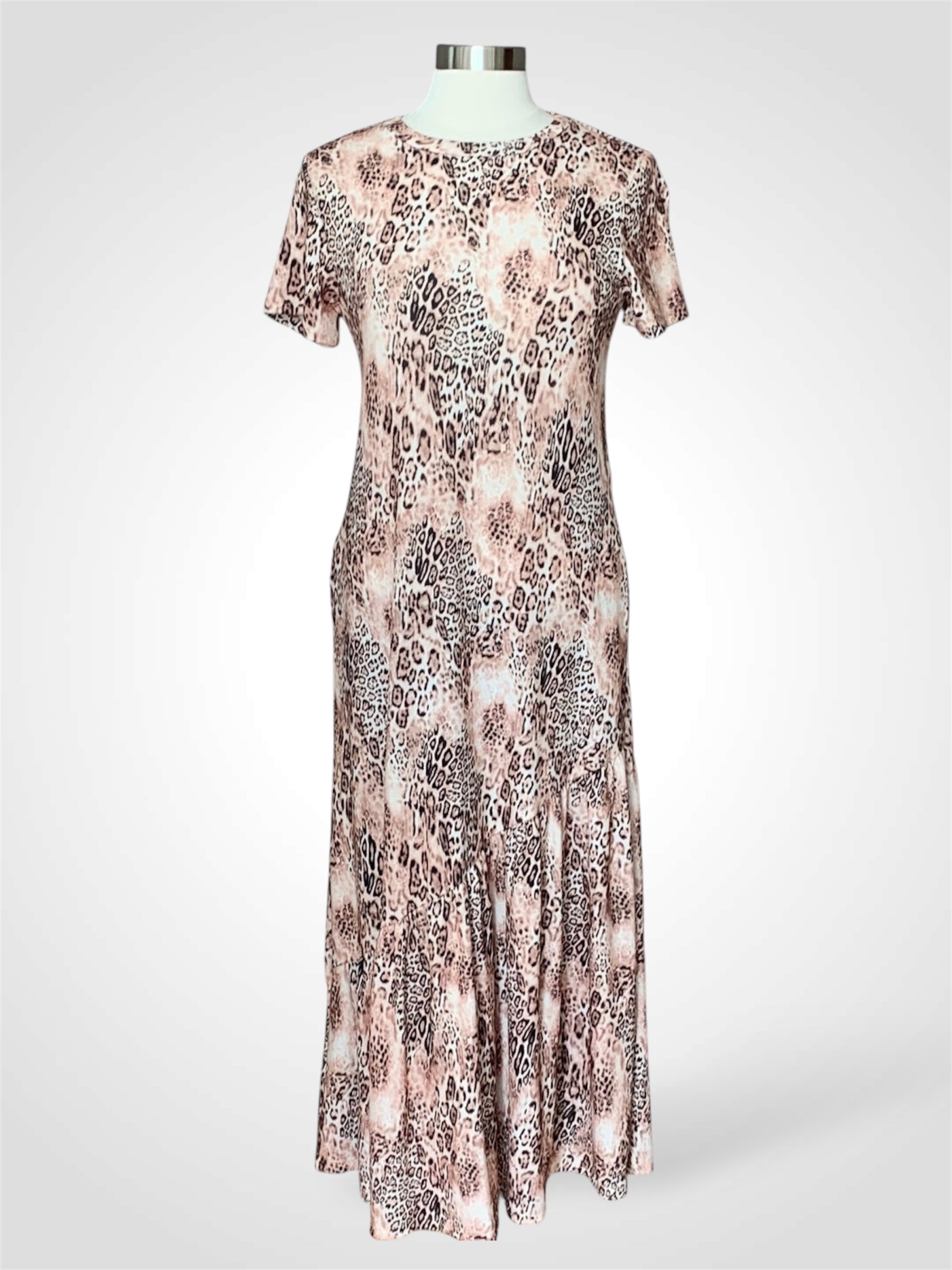 ANIMAL PRINT LONG DRESS