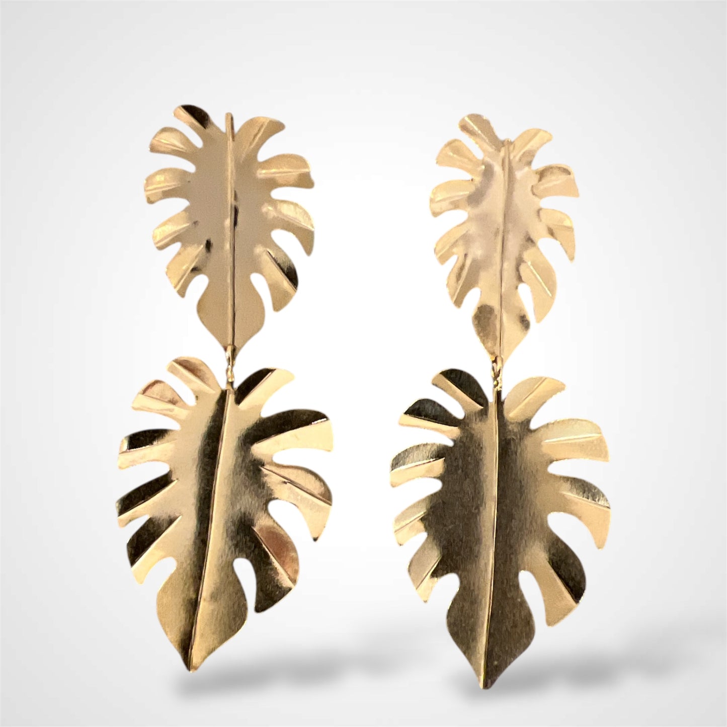 Leaf Gold Earrings
