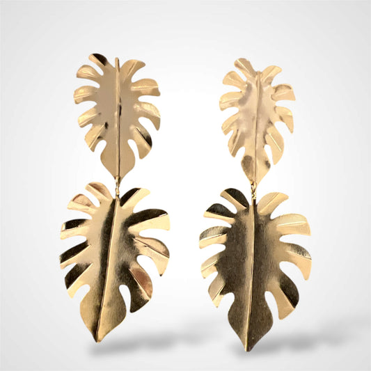 Leaf Gold Earrings