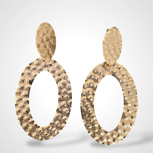 Circle Gold Earrings