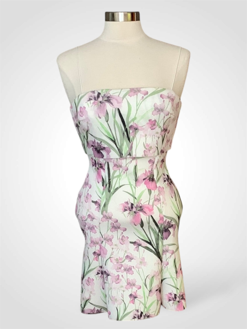 FLOWERED SHORT DRESS