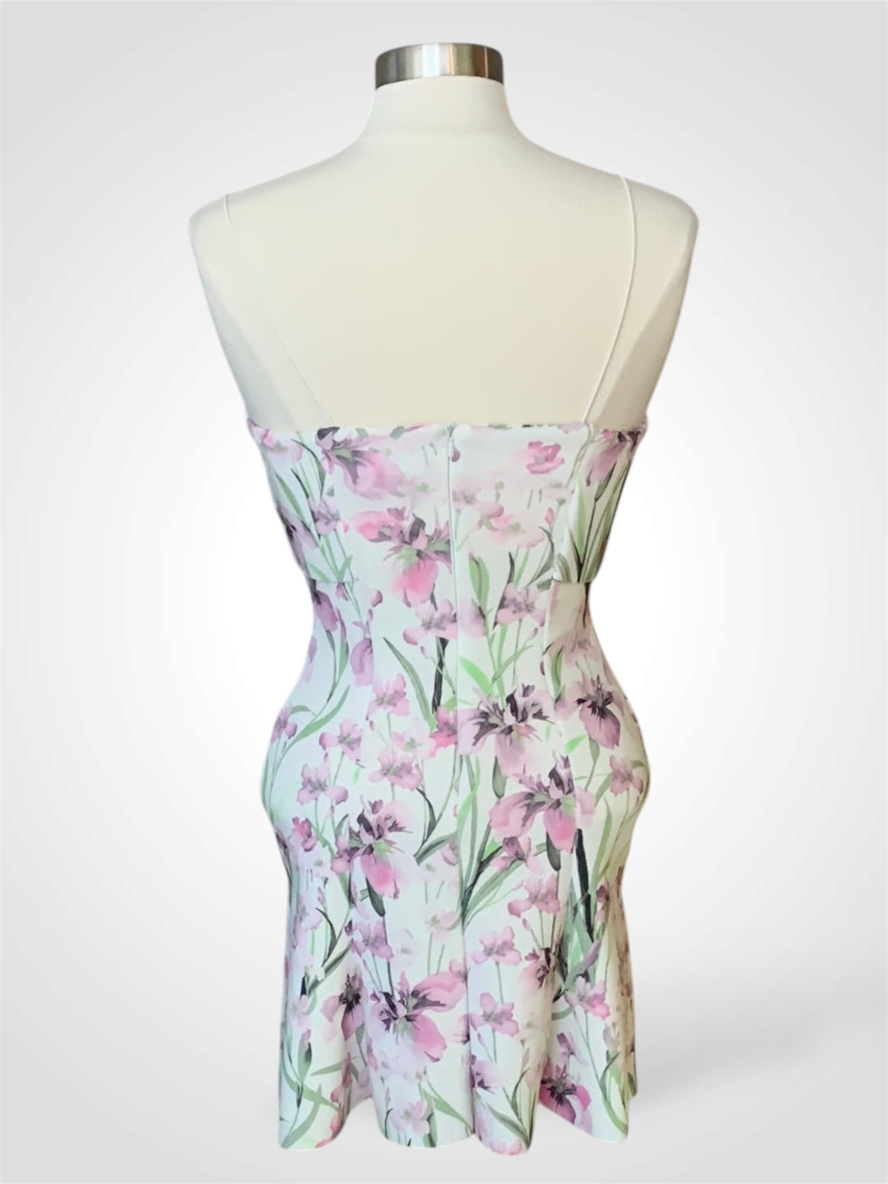 FLOWERED SHORT DRESS