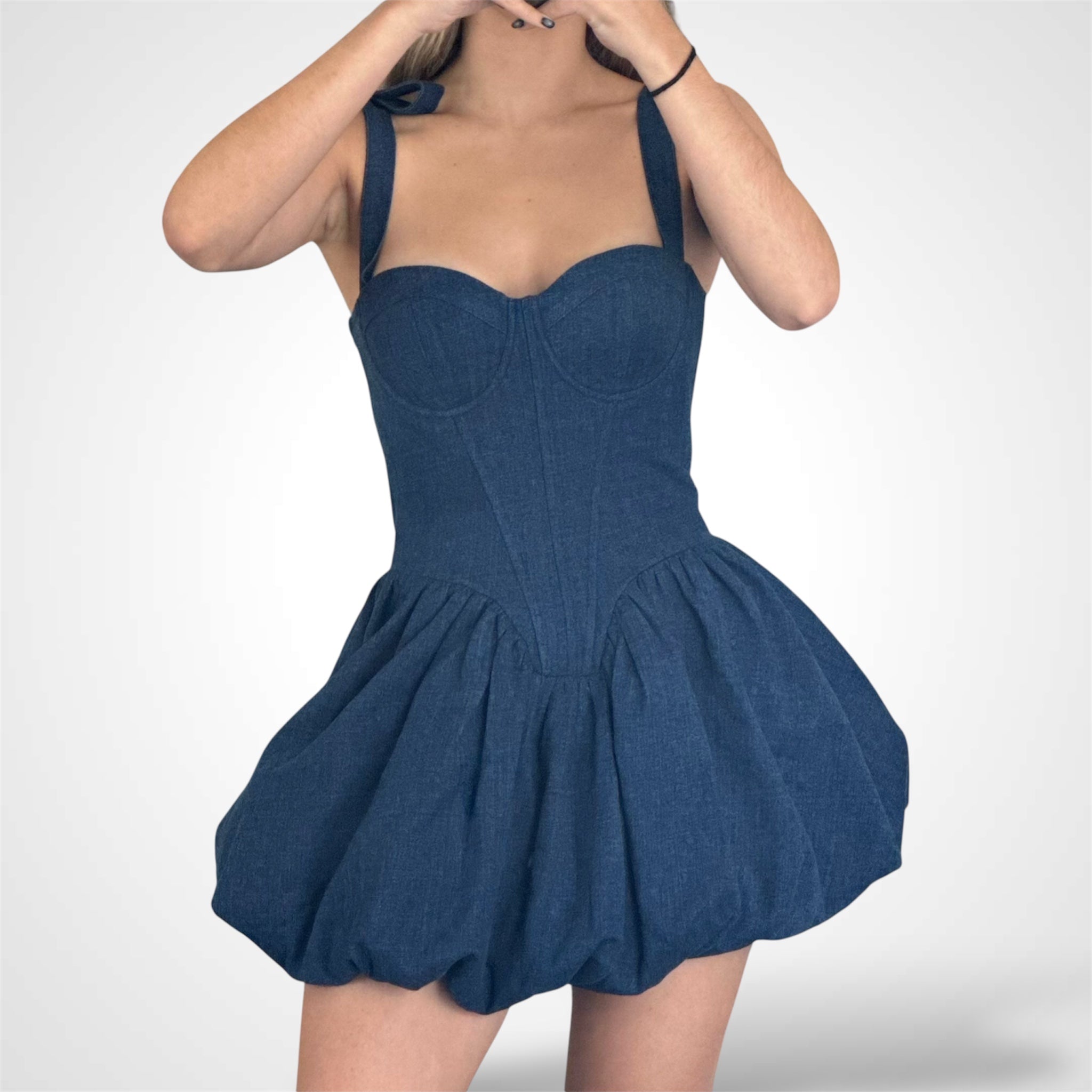 Denim Dress•-1