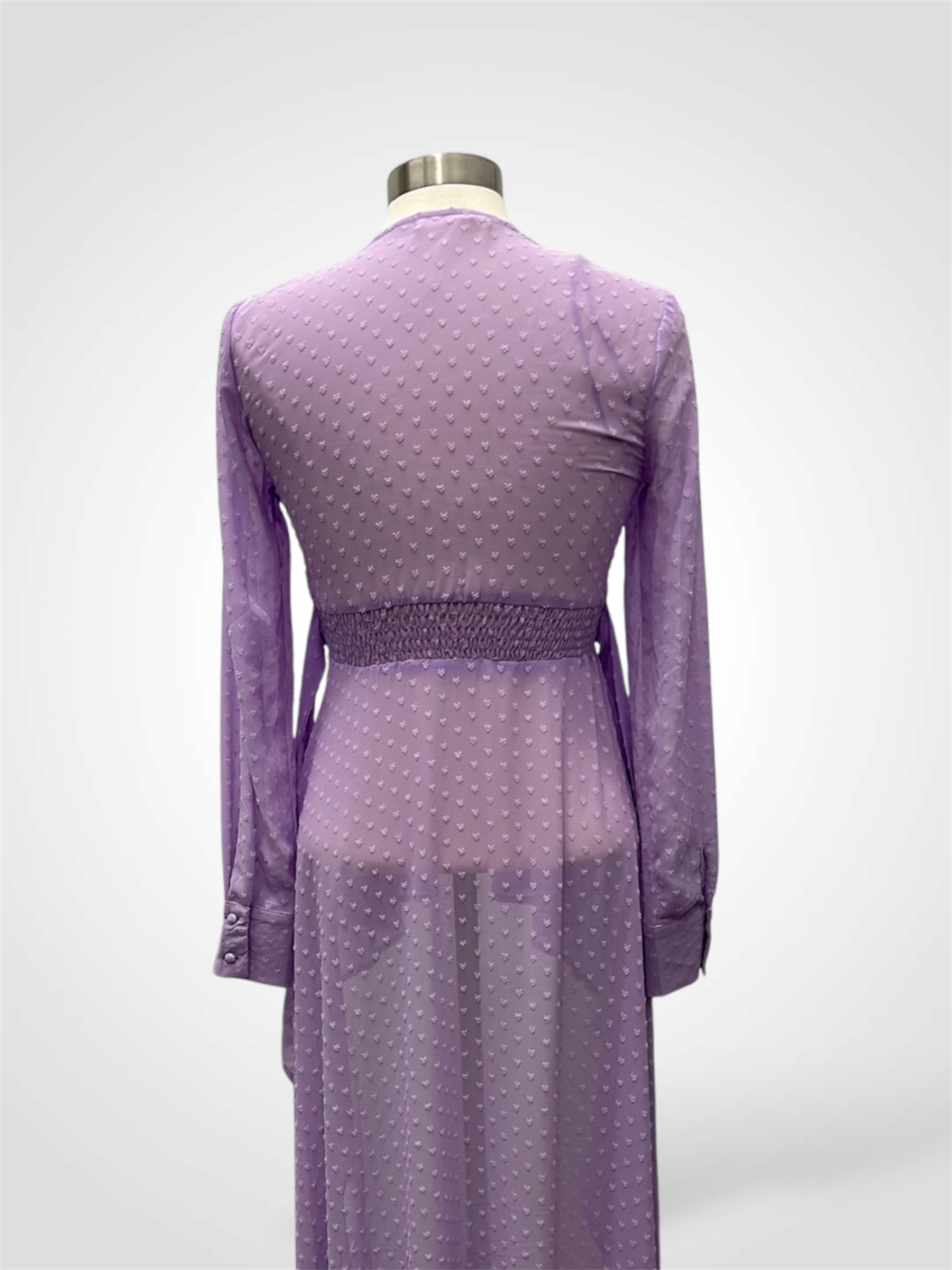 Lavander Dot Detail Top