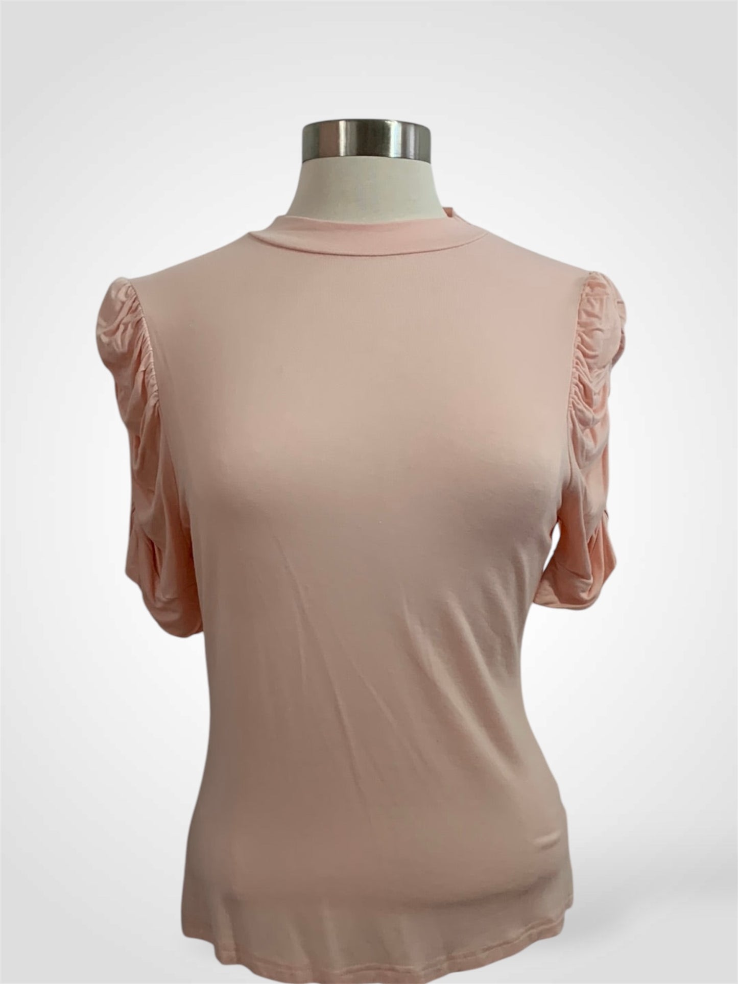 SHORT SLEEVE PINK TOP