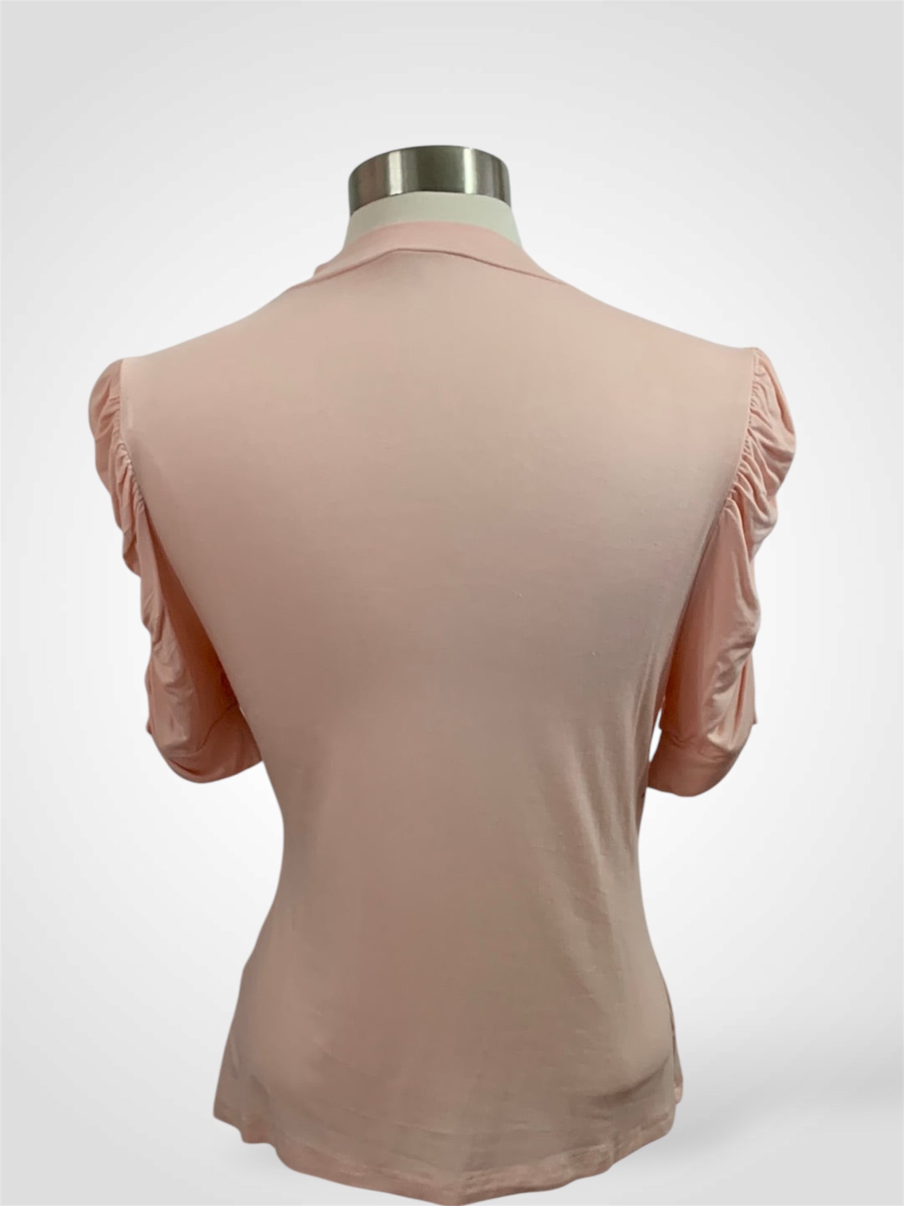 SHORT SLEEVE PINK TOP