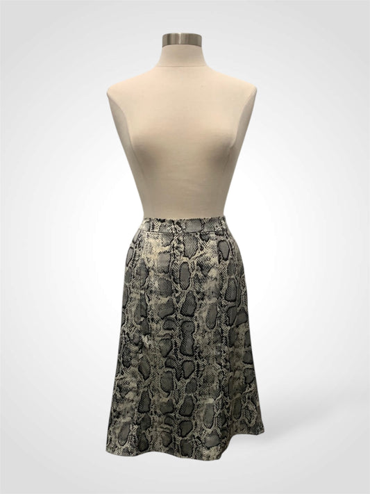 Snake Midi Skirt