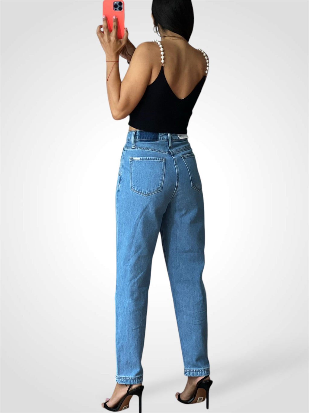 Super High Waist Slouch Jeans