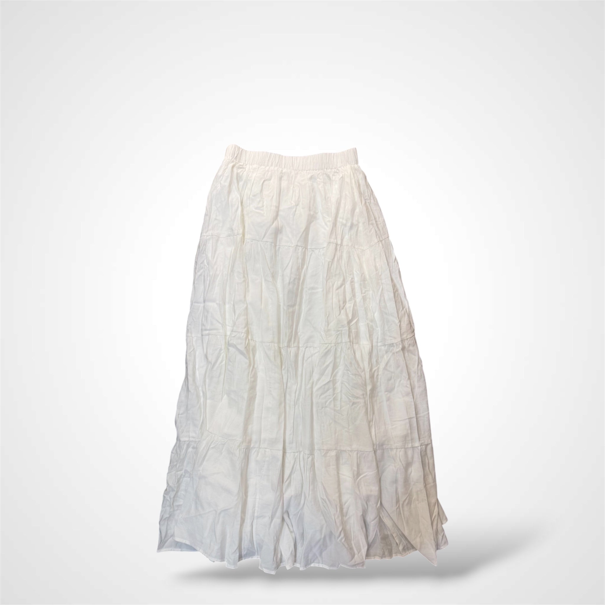WHITE LONG SKIRT-1