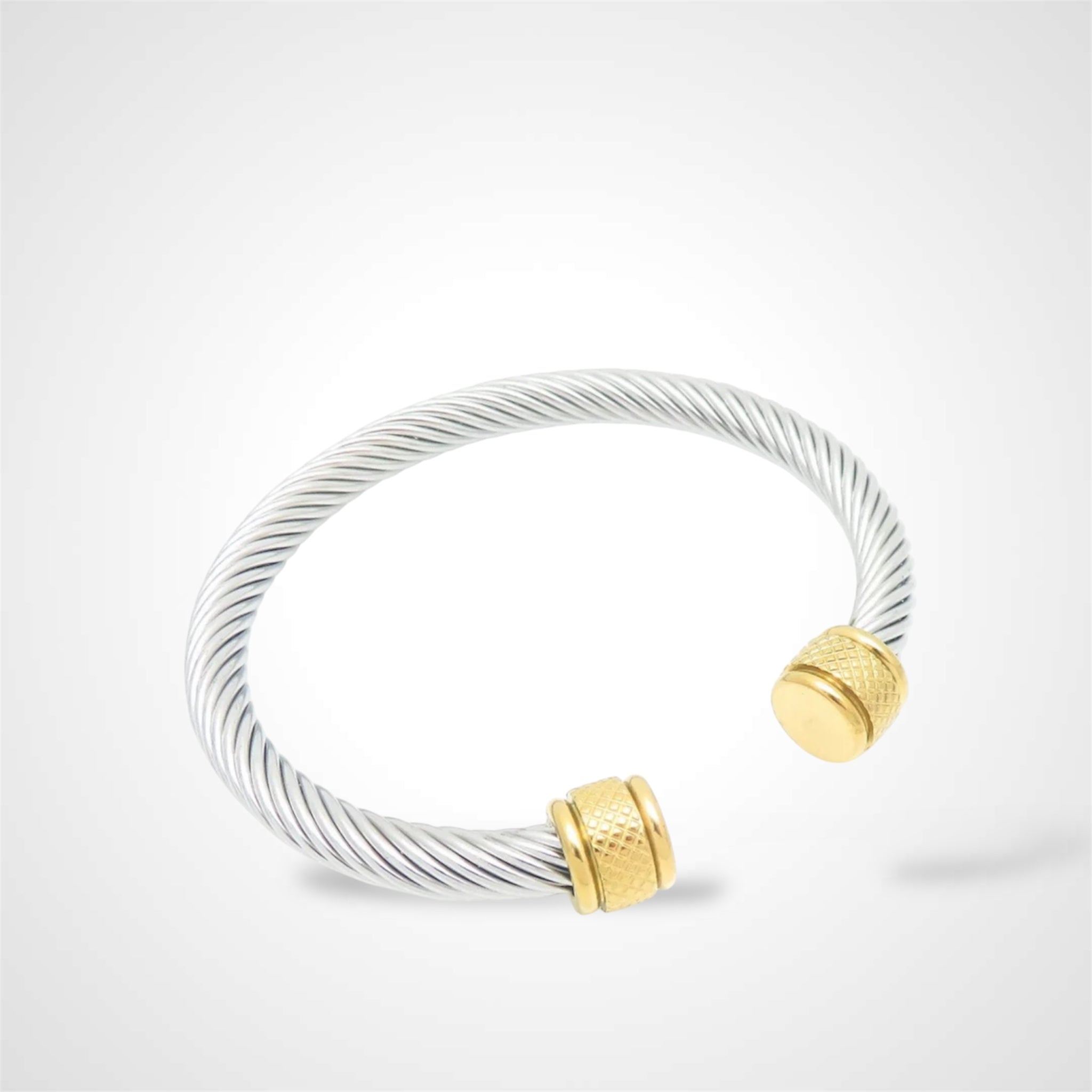 David Two Tone Bangle