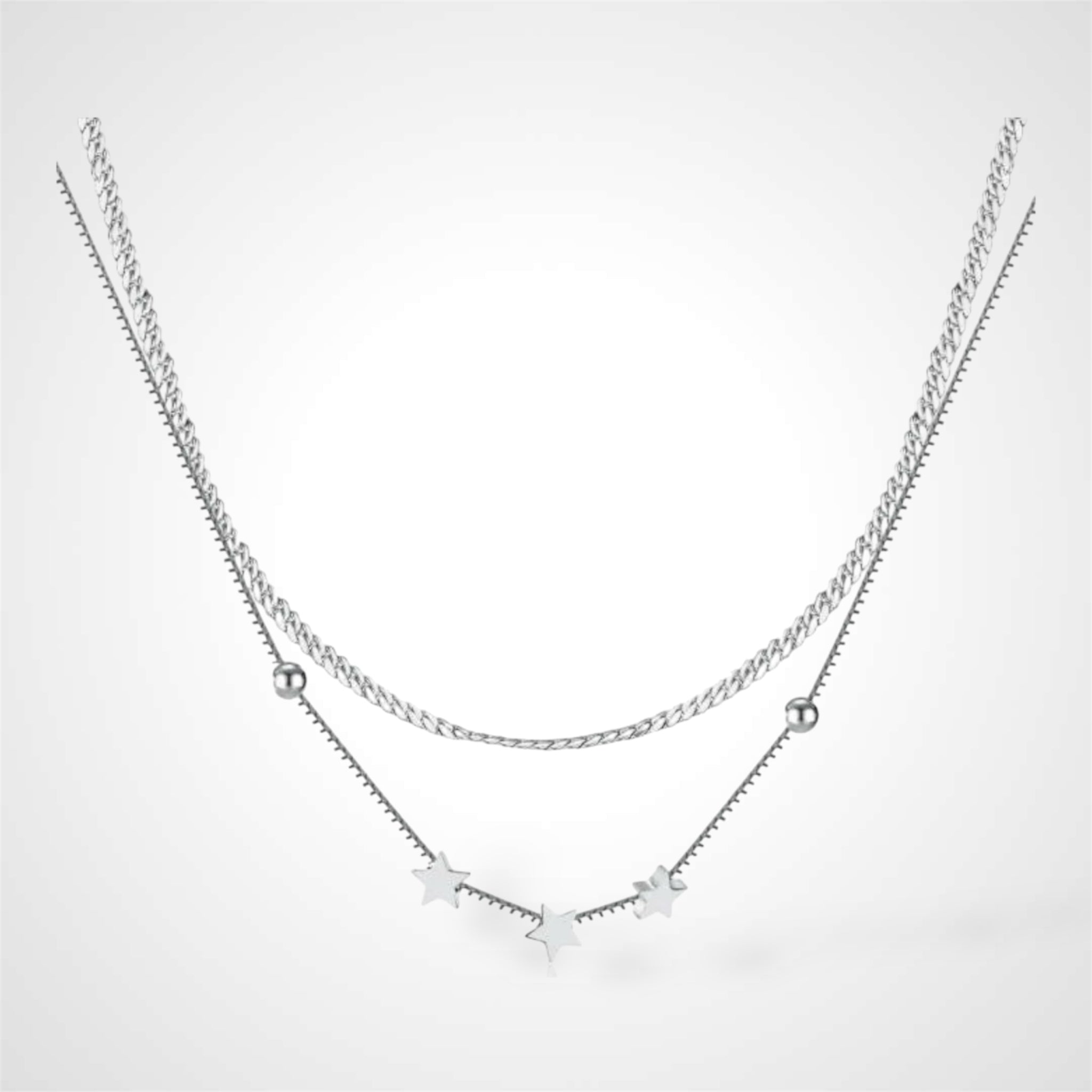 Double Super Stars Steel Chain-1