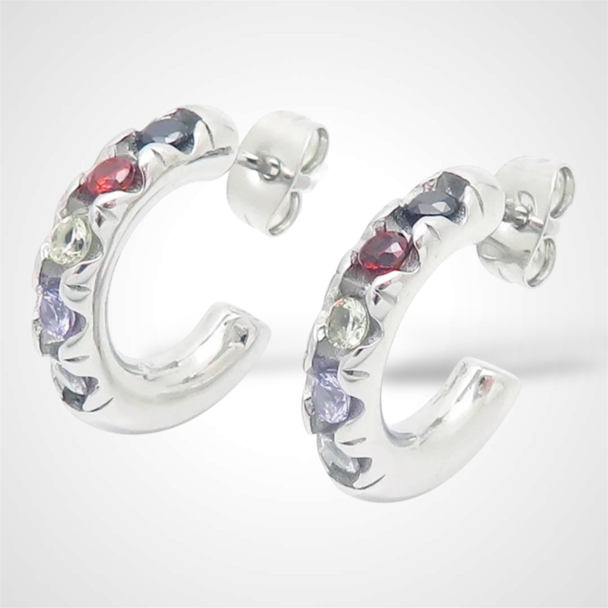 Santos Colors Gold Hoops