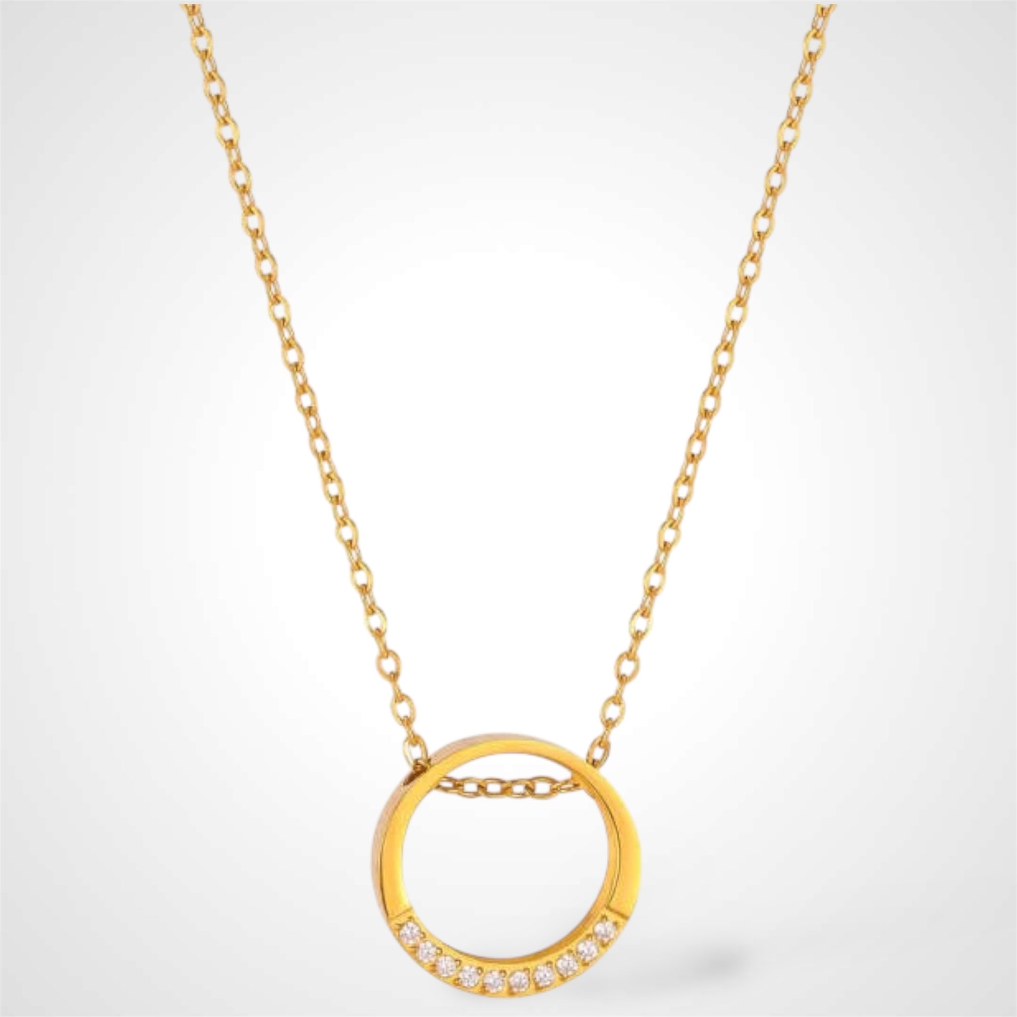 Full Moon Gold Chain