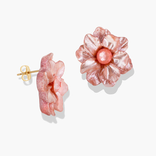 Heavenly Petals Earrings Pink
