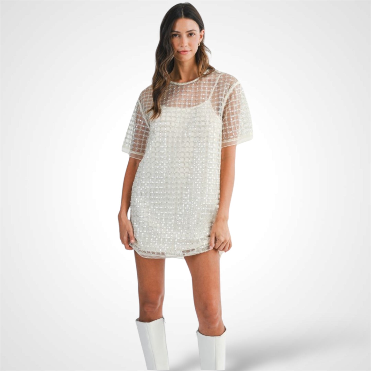 JEWELIC MINI DRESS