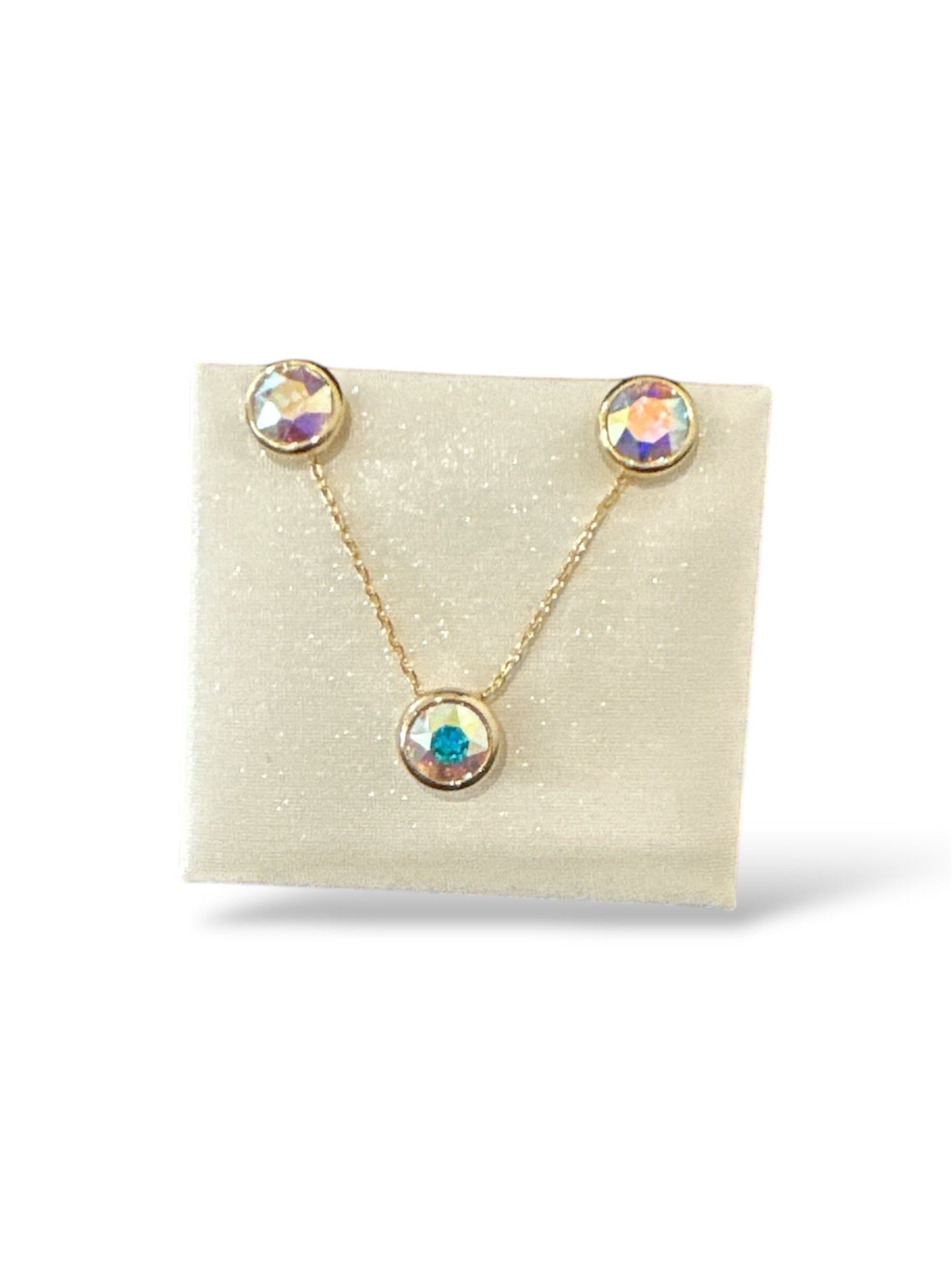 FC-Lifestones Nassau Set Aurora Borealis Gold