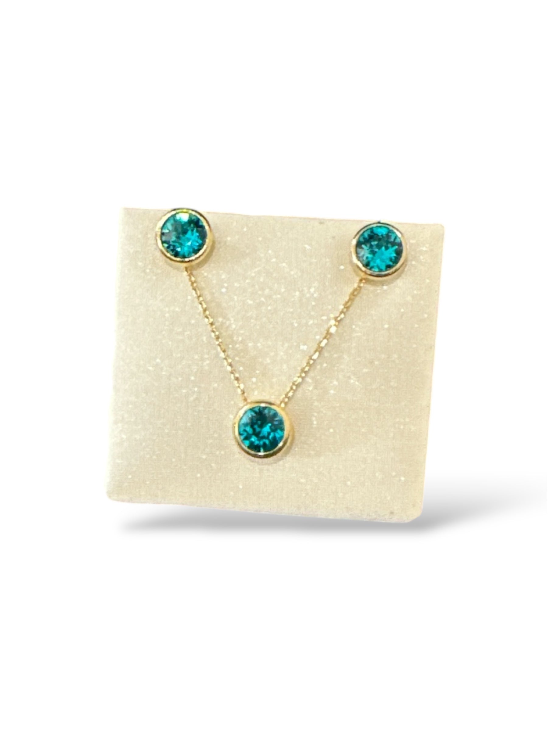 FC-Lifestones Nassau Set Esmerald Gold