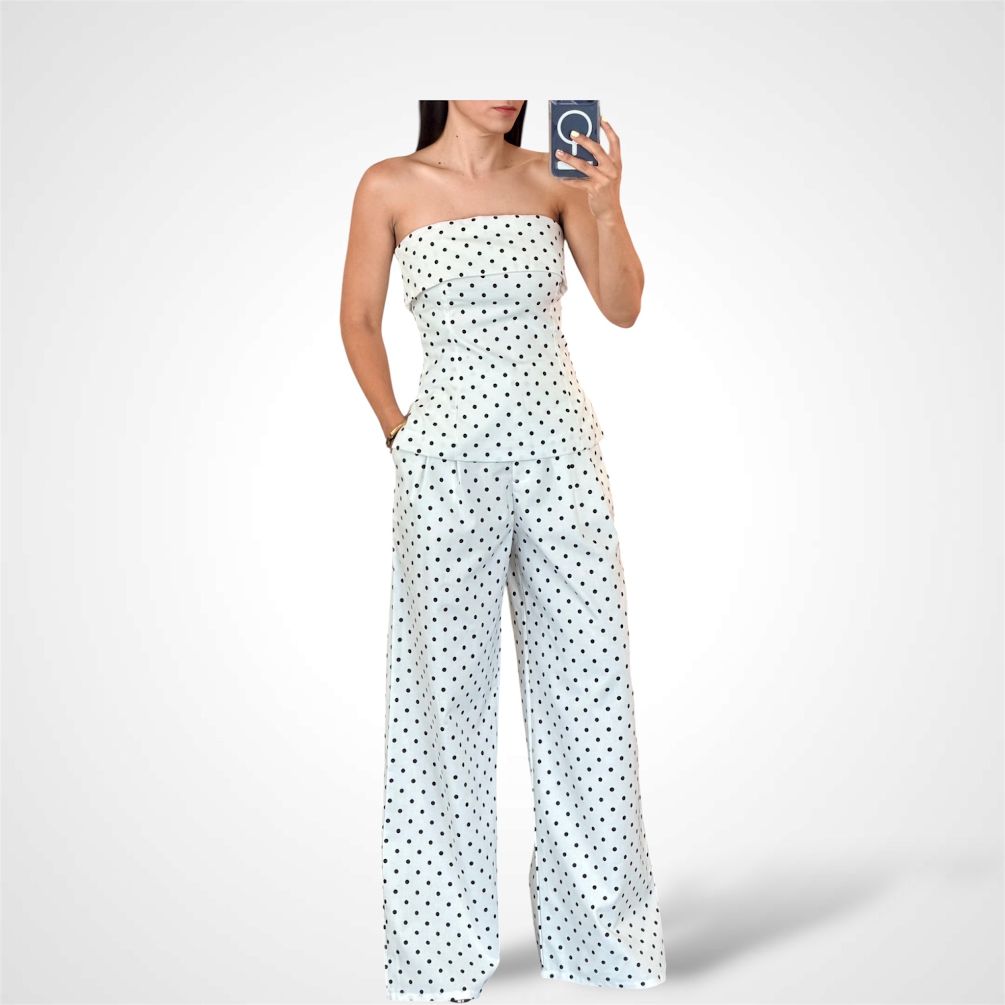 Polka Dot Over Tube Set