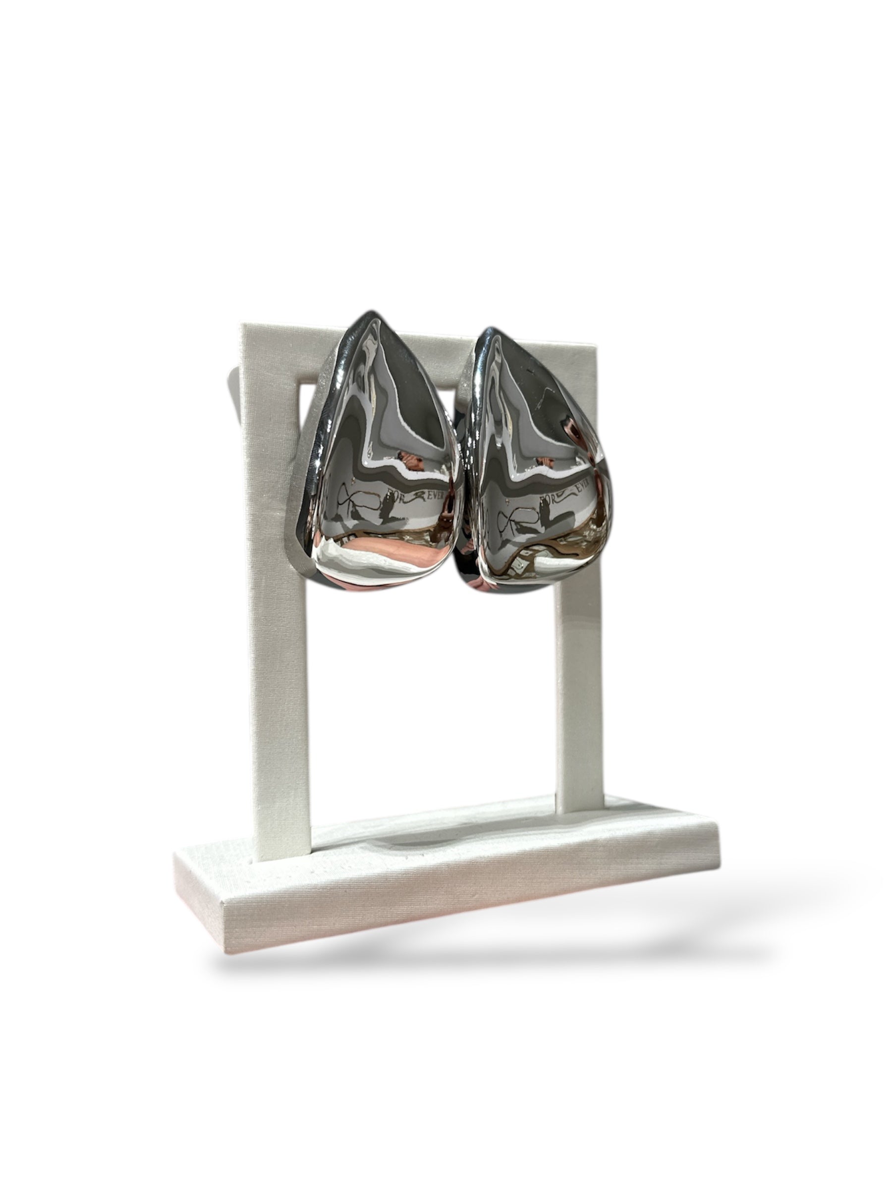 Silver Chunky Earrings