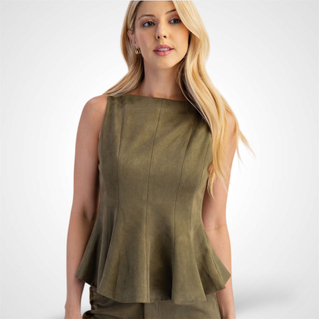 Sleeveless Fitted Top