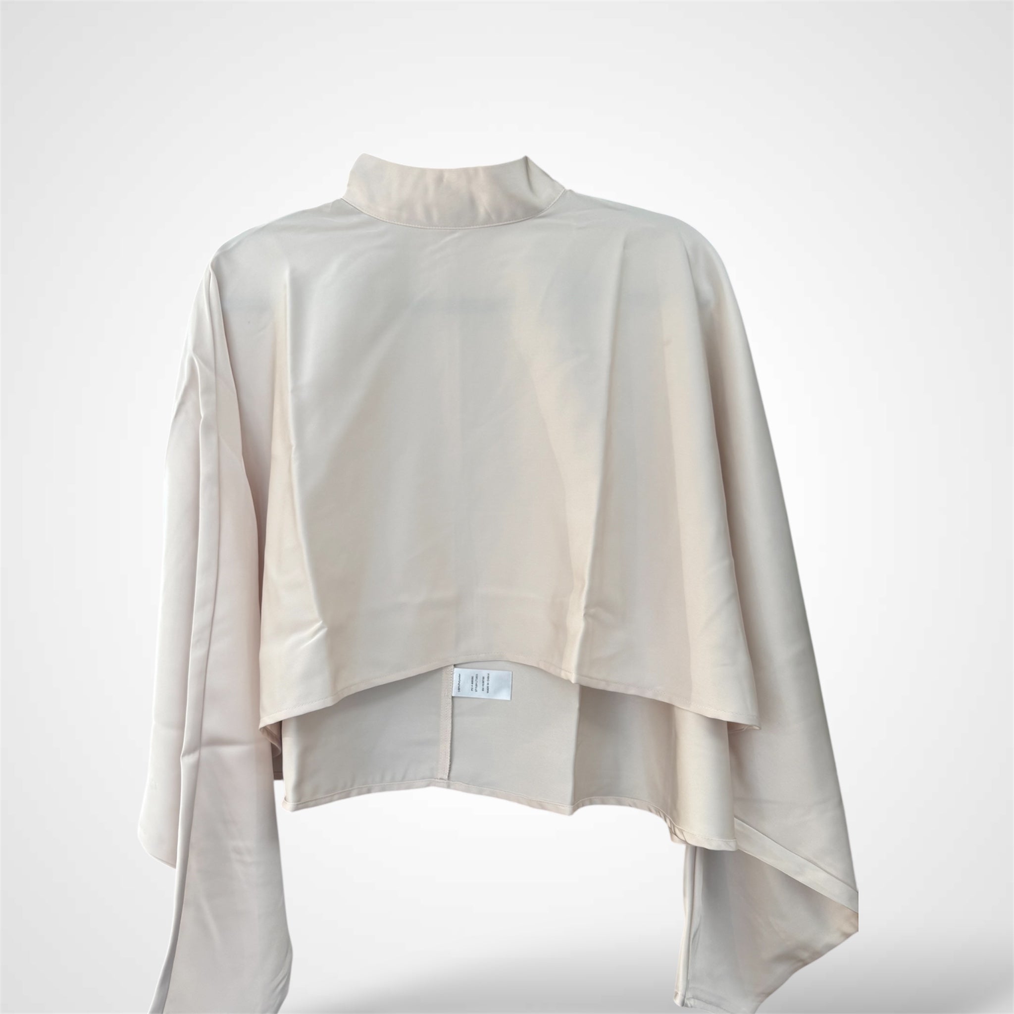 MOCK NECK CAFTAN CROP TOP