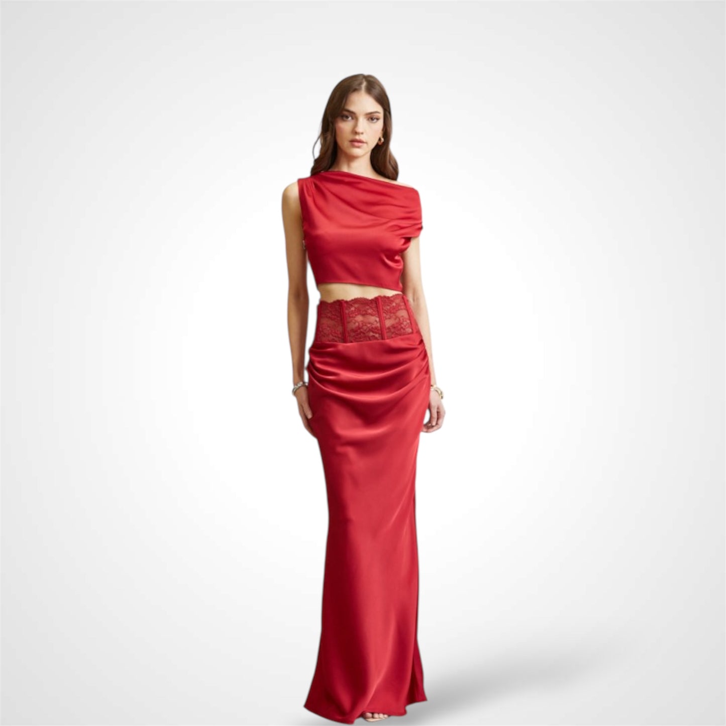 BURGUNDY ELEGANT SET