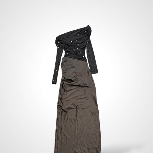 BLACK ELEGANT MAXI DRESS