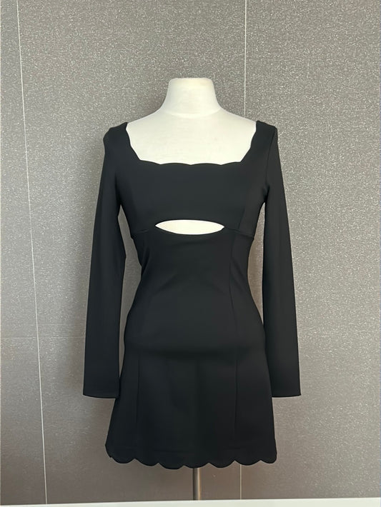 Knit Black Dress