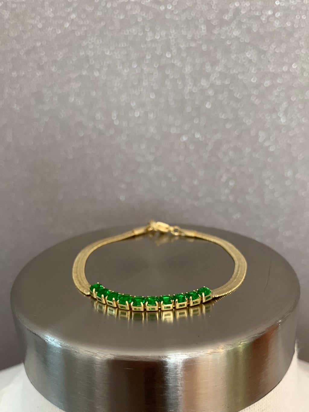 Bracelet Gold Green