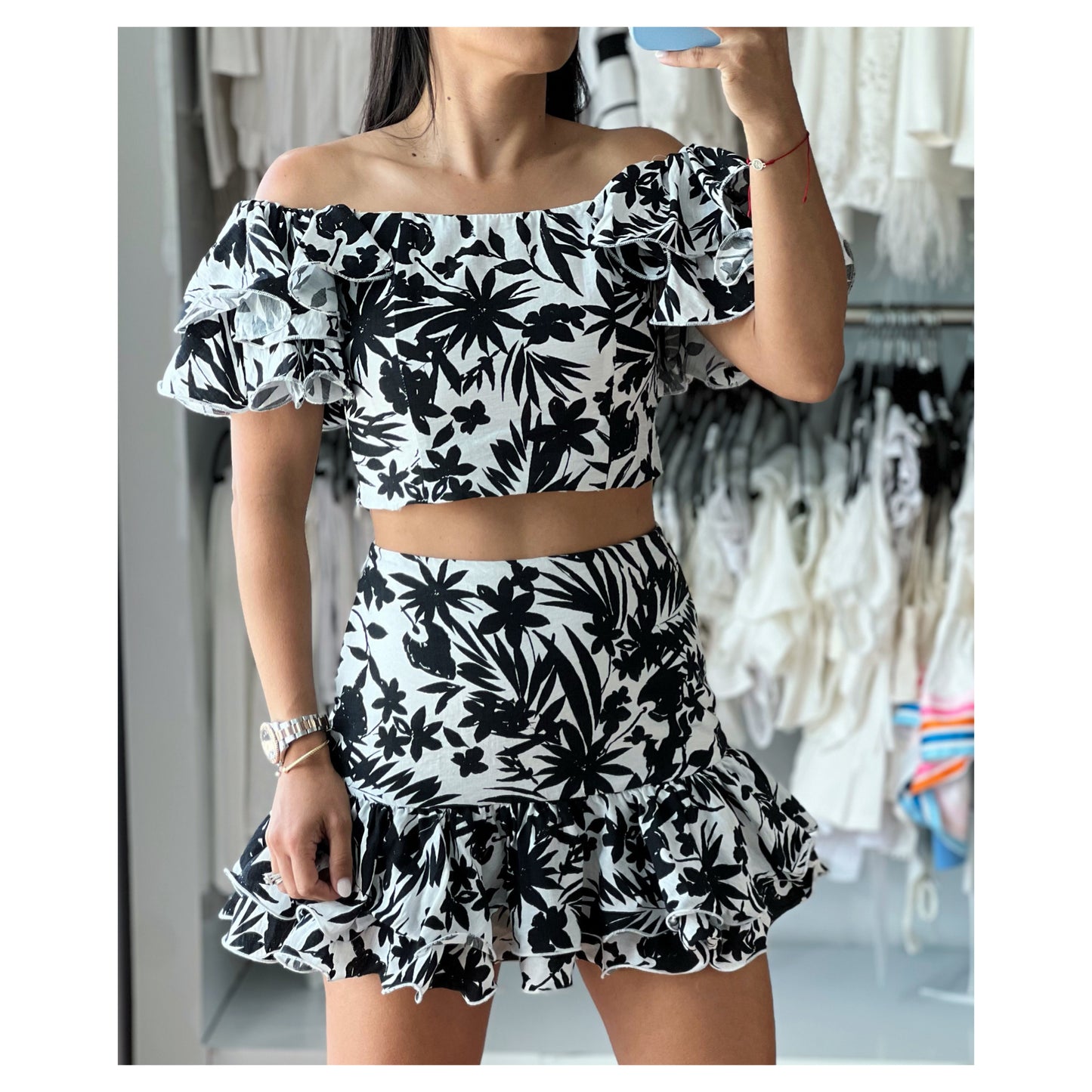 Ruffle Sleeve Top