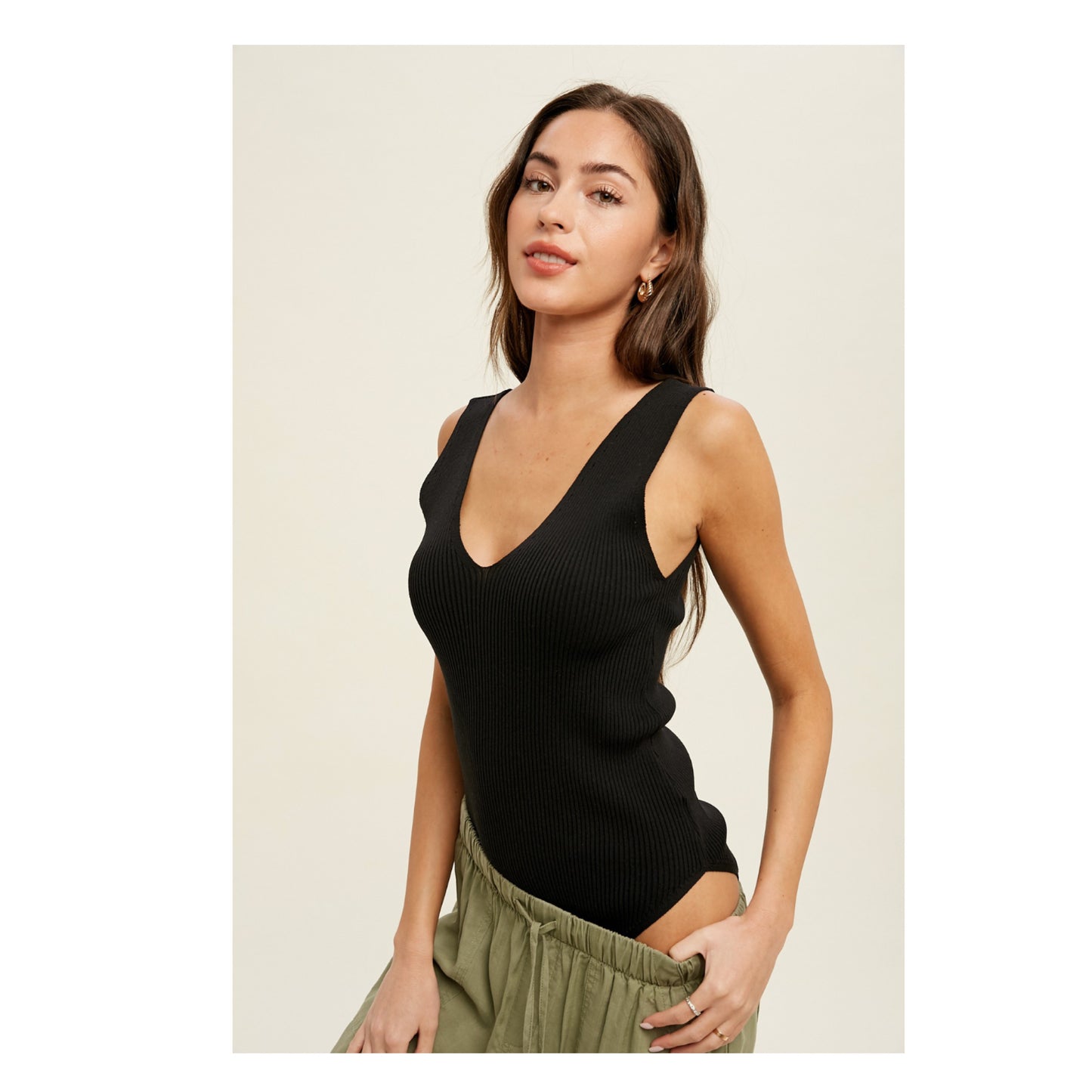 Ribbed Knit Bodysuit