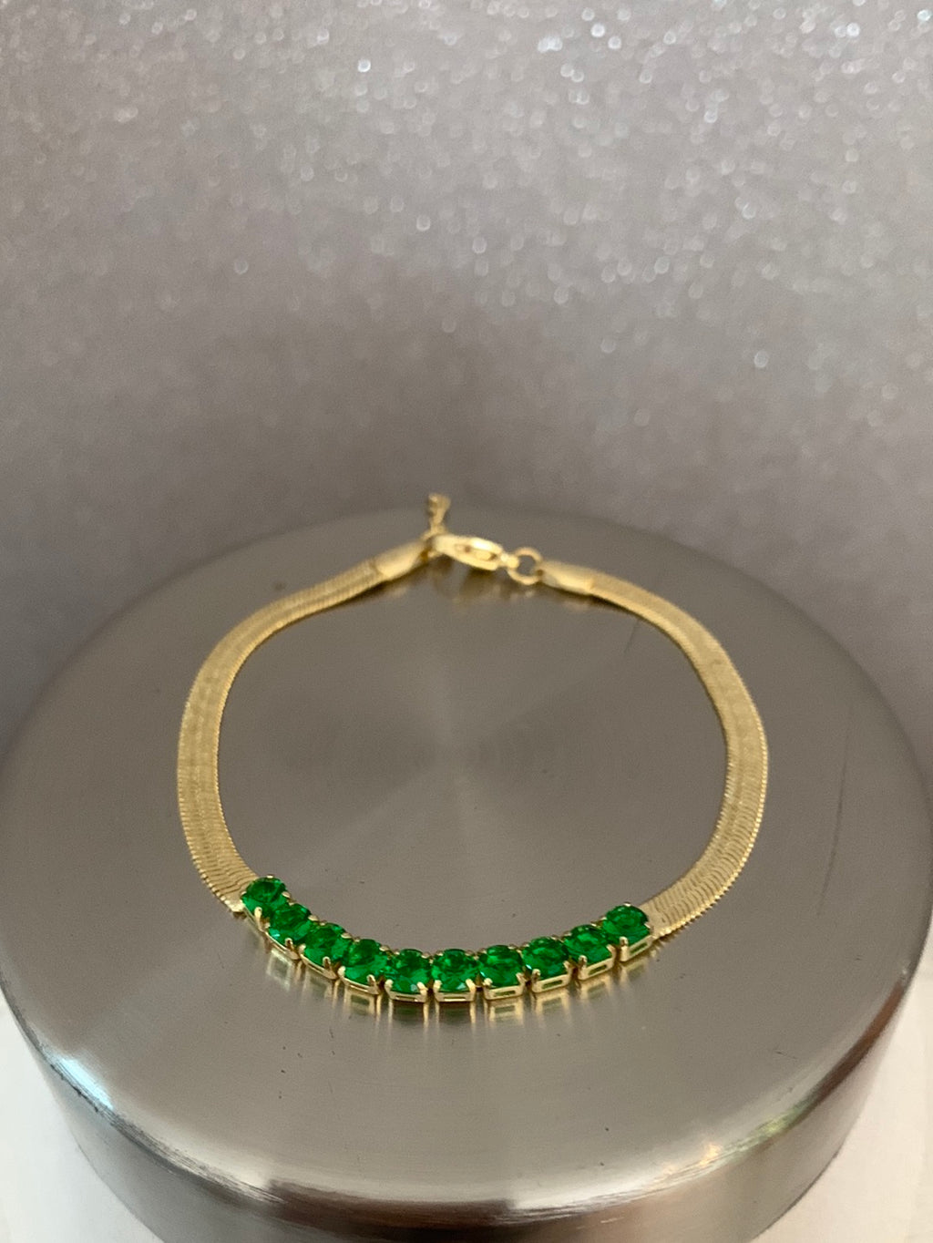 Bracelet Gold Green