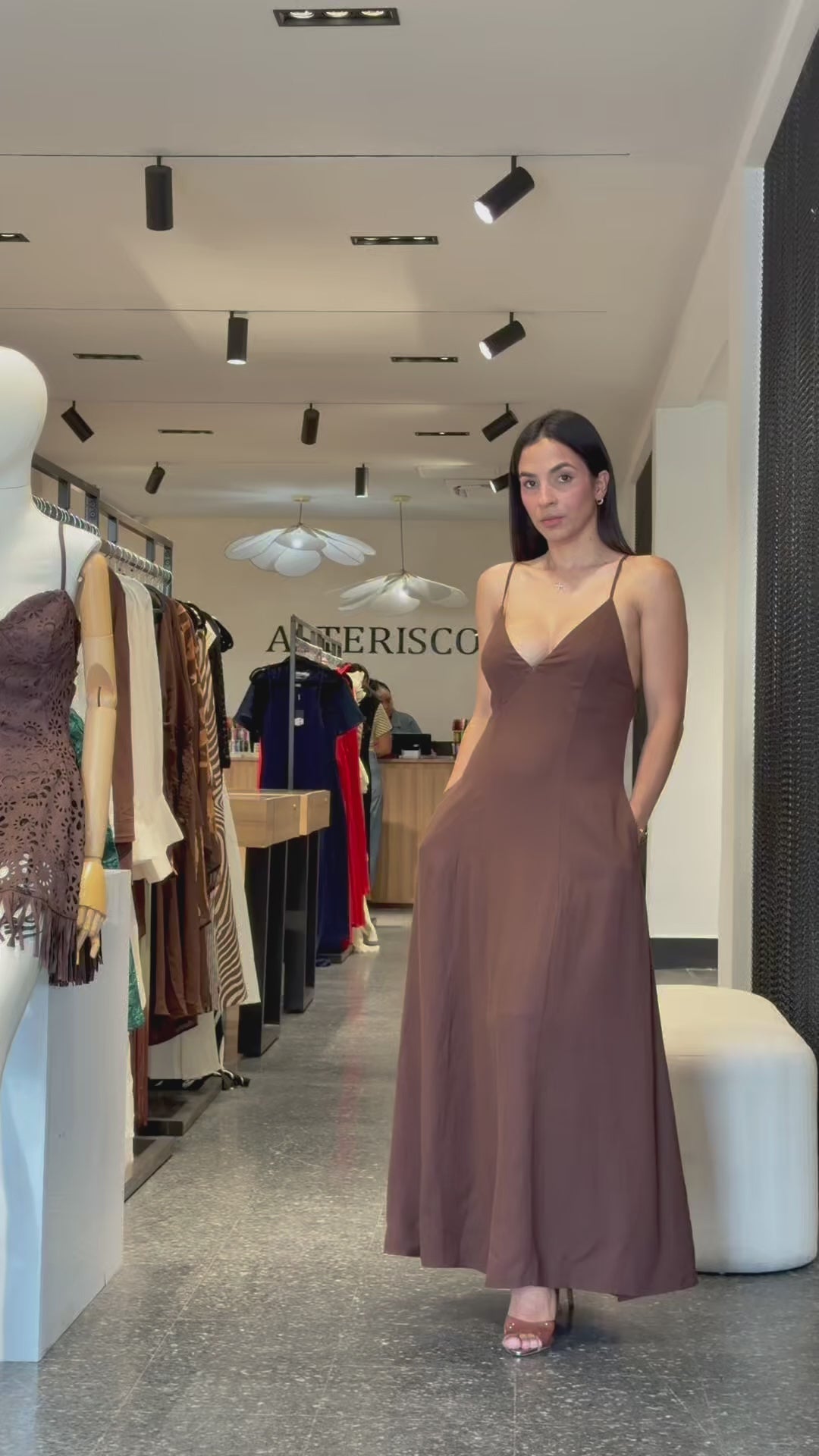 Mocha Breeze Maxi Dress-5