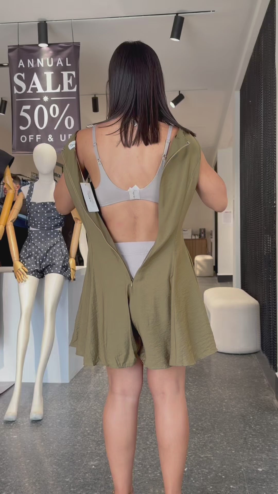 Olive Fit Round Romper-4