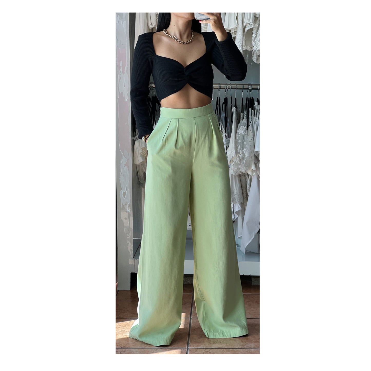 Milky Mint Pants